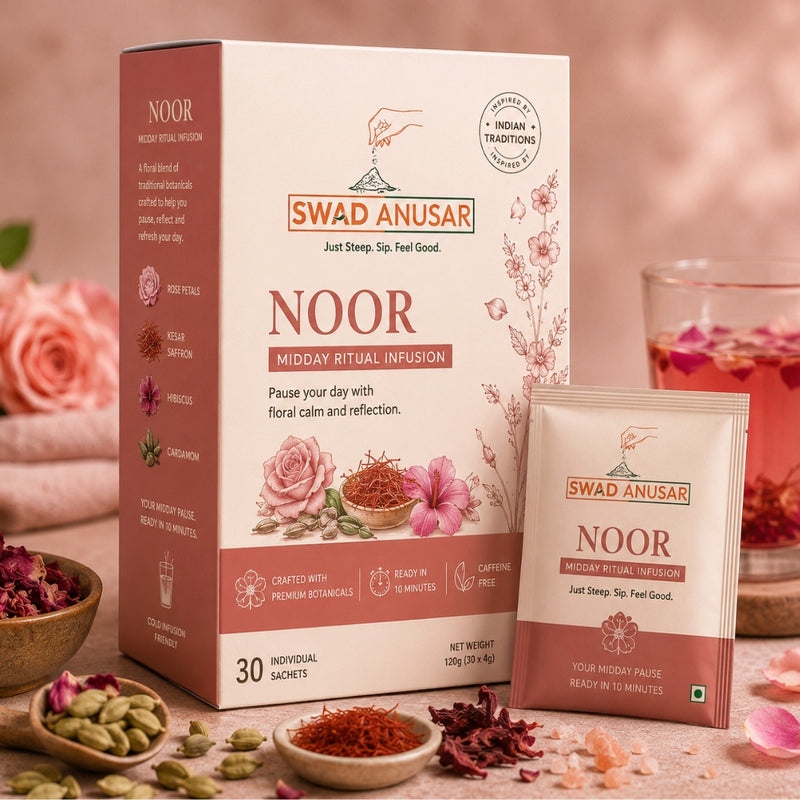 NOOR - Rose & Kesar Glow Water