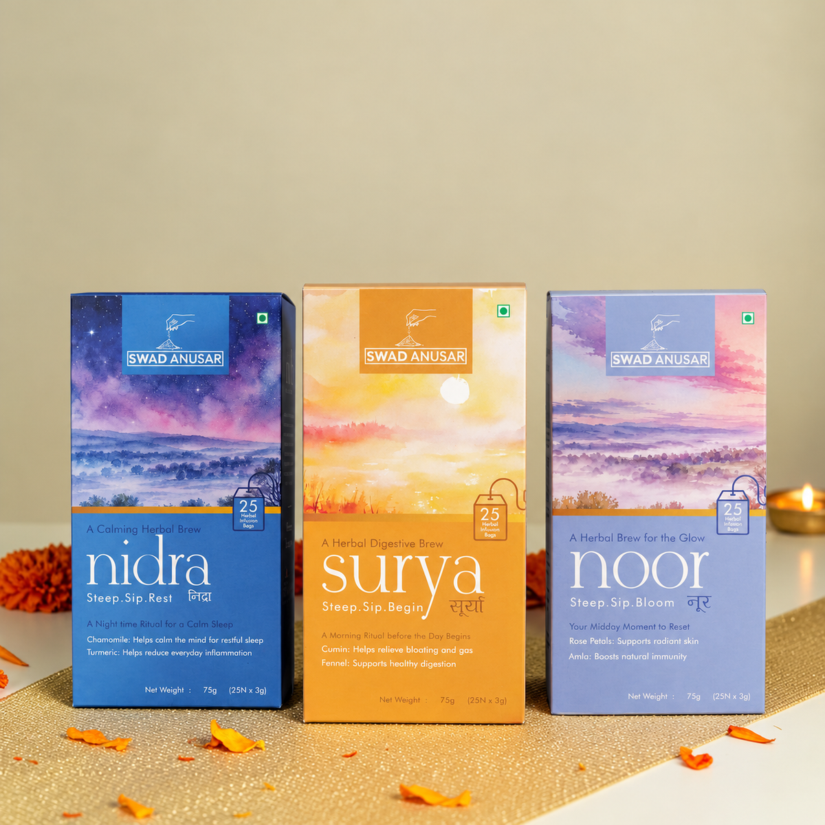 SURYA + NOOR + NIDRA Ritual Box